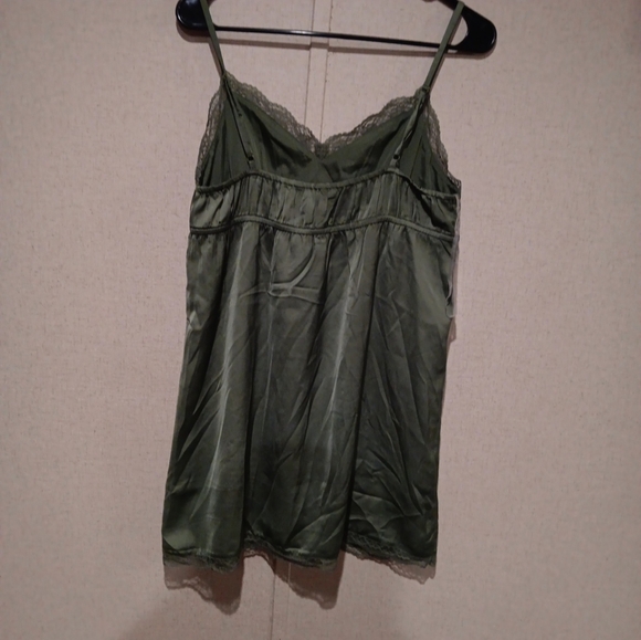 American Eagle AE Lace Green Mini Sleep Dress size m - Picture 3 of 5